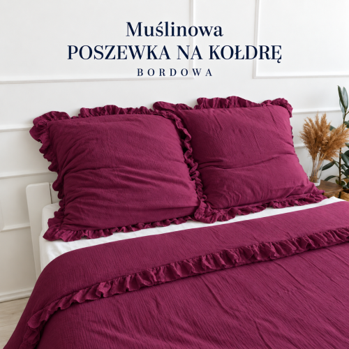 Bordowa muślinowa poszewka na kołdrę.png